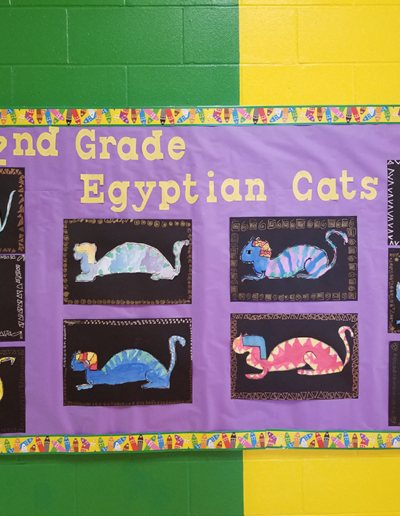 2nd grade Egyptian Cats