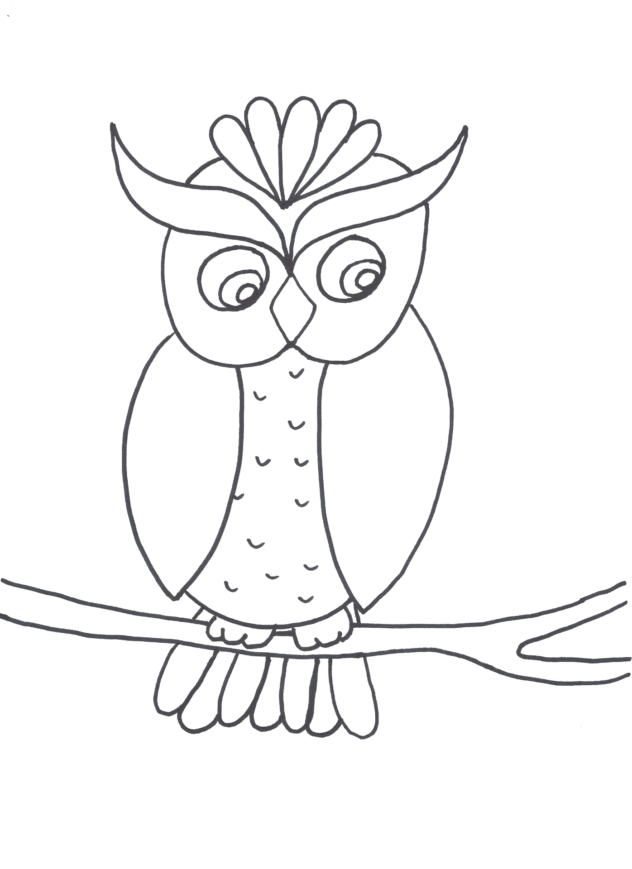 Create with Victoria Lynn Owl guided drawing