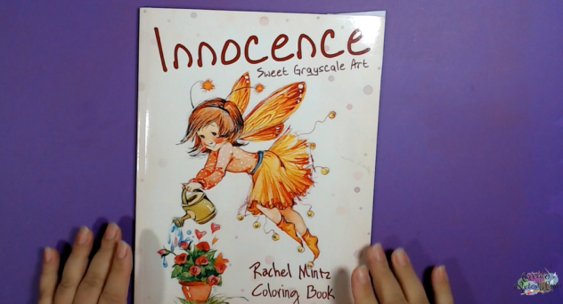 Innocence coloring book cover by Rachel Mintz