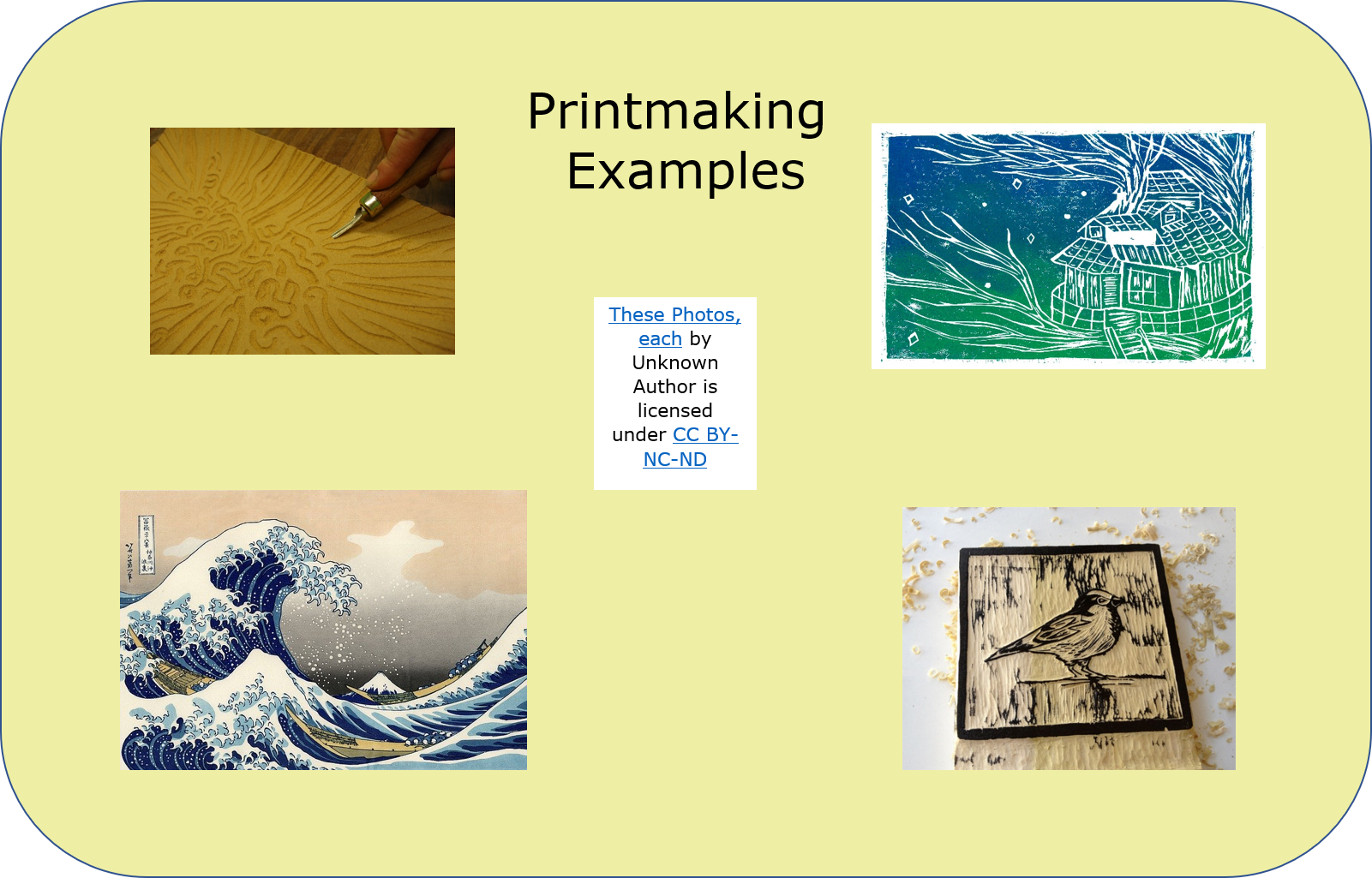 Printmaking examples